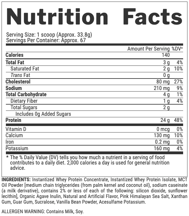 100% WHEY 5LB PROTEIN